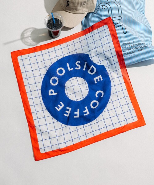 FREAK'S STORE(フリークスストア)の「別注 POOLSIDE COFFEE BANDANA/プールサイドコーヒー バンダナ(バンダナ/スカーフ・レディース・その他2・ONE SIZE)」の2枚目の写真