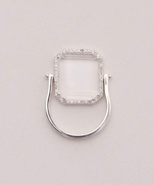 IENA(イエナ)の「MALUS/マリュス Rock crystal ring リング MSJ-015(リング・レディース・シルバー・12)」の3枚目の写真