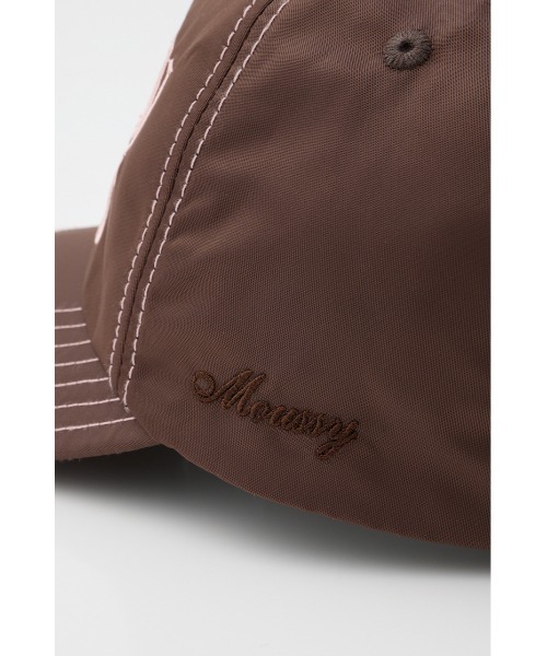 MOUSSY（マウジー）の「SATIN BASEBALL キャップ（キャップ・レディース・ブラウン/ダークネイビー・FREE）」の8枚目の写真