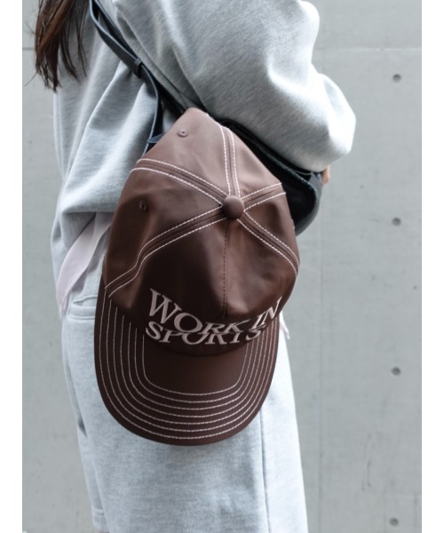 セール】【25年AW新作】SATIN BASEBALL キャップ（キャップ）｜MOUSSY