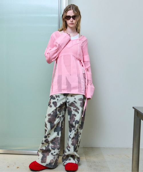 掲載5日迄メゾンスペシャルCOW Printedスカート36 MAISON SPECIAL(メゾンスペシャル)｜COW Printed Maxi Skirt/COW