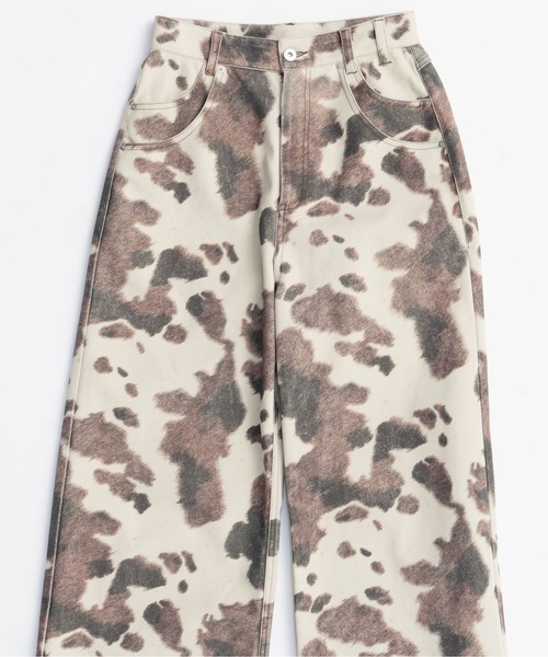 掲載5日迄メゾンスペシャルCOW Printedスカート36 MAISON SPECIAL(メゾンスペシャル)｜COW Printed Maxi Skirt/COW