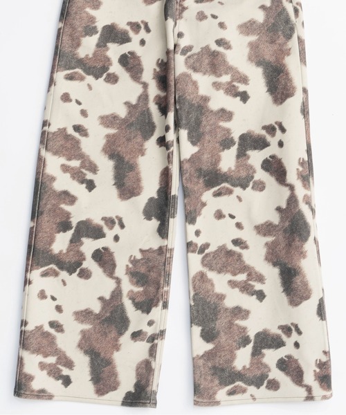 掲載5日迄メゾンスペシャルCOW Printedスカート36 MAISON SPECIAL スカート COW Printed Maxi Skirt/COWプリント