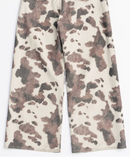 MAISON SPECIAL(メゾンスペシャル)の「Vegan Leather Cow Printed Pants/ヴィーガンレザーCOWプリントパンツ■セットアップ対応■(その他パンツ・レディース・アニマル・36/38)」の17枚目の写真