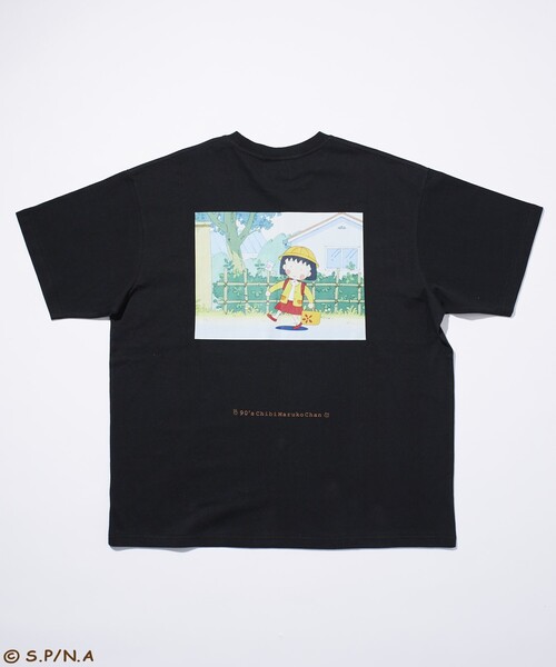 別注 90's ちびまる子ちゃん ワンポイント刺繍 クルーネックT