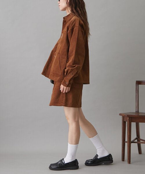 GEVACO(ゲバコ)の「【セットアップ対応】【GEVACO】コーデュロイシャツジャケット(その他アウター・レディース・キャメル/アイボリー/ブラック・MEDIUM/LARGE/SMALL)」の20枚目の写真