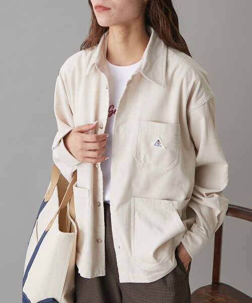 GEVACO(ゲバコ)の「【セットアップ対応】【GEVACO】コーデュロイシャツジャケット(その他アウター・レディース・キャメル/アイボリー/ブラック・MEDIUM/LARGE/SMALL)」の17枚目の写真