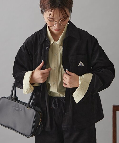 GEVACO(ゲバコ)の「【セットアップ対応】【GEVACO】コーデュロイシャツジャケット(その他アウター・レディース・キャメル/アイボリー/ブラック・MEDIUM/LARGE/SMALL)」の5枚目の写真