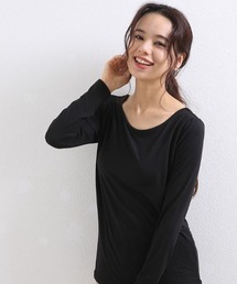 CLOTHY（クロシィ）の「【あったかプラズマヒートシリーズ】２WAYネックヒートインナー(Vネック・クルーネック)（その他アンダーウェア/インナー・レディース）」