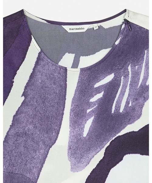 marimekko（マリメッコ）の「【一部店舗・オンラインストア限定】Kovertaa Kylmankukka / blouse（シャツ/ブラウス・レディース・パープル・34/36）」の3枚目の写真
