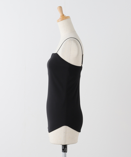 IENA（イエナ）の「《追加5》バックデザインブラキャミソール（Tシャツ/カットソー・レディース・ブラック/ホワイト・FREE）」の3枚目の写真