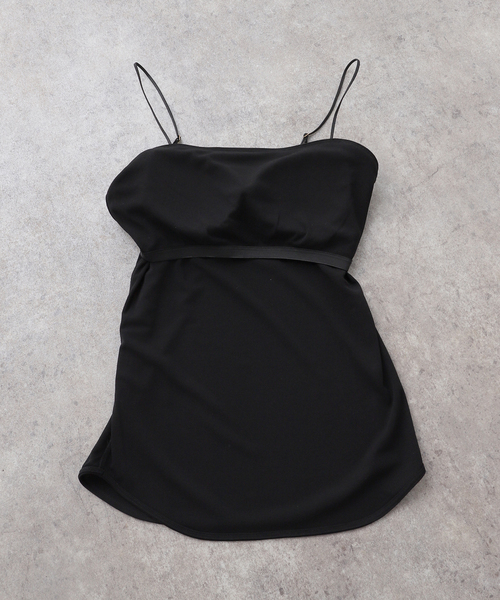 IENA（イエナ）の「《追加5》バックデザインブラキャミソール（Tシャツ/カットソー・レディース・ブラック/ホワイト・FREE）」の9枚目の写真