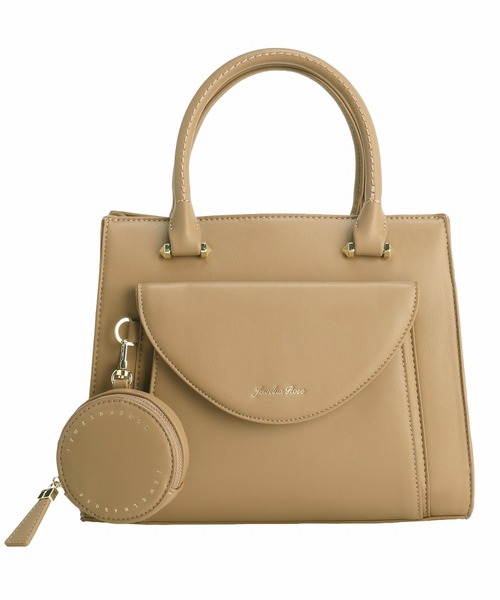 Jewelna Rose（ジュエルナローズ）の「【ポーチ付き】 ヴィクシー ハンドバッグ 16232（ハンドバッグ・レディース・グリーン/グレイッシュベージュ/オレンジ・FREE）」の19枚目の写真