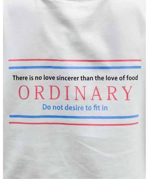 spiritoso(スピリトーゾ)の「【spiritoso】ORDINARYプリントTシャツ(Tシャツ/カットソー・レディース・オリーブ/オフホワイト・FREE)」の10枚目の写真