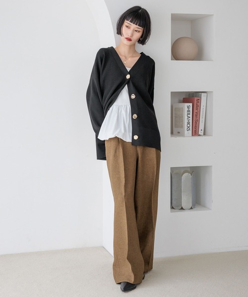 LOWRYS FARM（ローリーズファーム）の「アソートレイヤードタンク 587848（タンクトップ・レディース・ブラック系その他/ホワイト系その他/ホワイト/ブラック・FREE）」の6枚目の写真