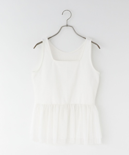 LOWRYS FARM（ローリーズファーム）の「アソートレイヤードタンク 587848（タンクトップ・レディース・ブラック系その他/ホワイト系その他/ホワイト/ブラック・FREE）」の16枚目の写真