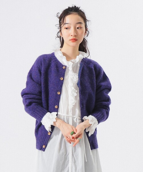 別注】Nor'Easterly / シェットランド シャギー カーディガン 25F