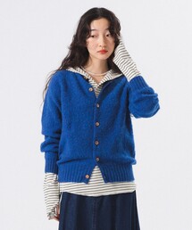 BEAMS BOY | 【別注】Nor’Easterly / シェットランド シャギー カーディガン 25F(カーディガン/ボレロ)