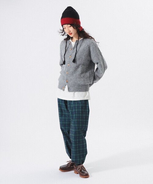 BEAMS BOY(ビームスボーイ)の「【別注】Nor’Easterly / シェットランド シャギー カーディガン 25F(カーディガン/ボレロ・レディース・パープル系その他/ブルー/グレー/ブラウン系その他/レッド/ピンク・ONE SIZE)」の15枚目の写真