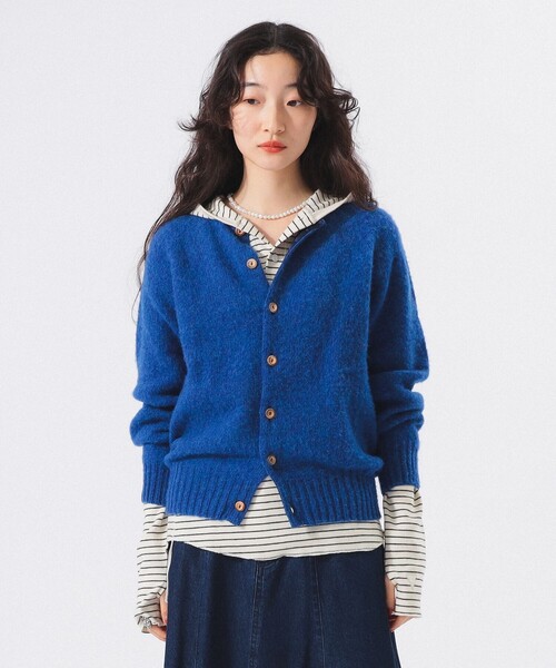 別注】Nor'Easterly / シェットランド シャギー カーディガン 25F