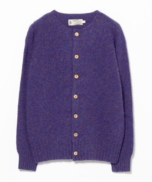 BEAMS BOY(ビームスボーイ)の「【別注】Nor’Easterly / シェットランド シャギー カーディガン 25F(カーディガン/ボレロ・レディース・パープル系その他/ブルー/グレー/ブラウン系その他/レッド/ピンク・ONE SIZE)」の8枚目の写真