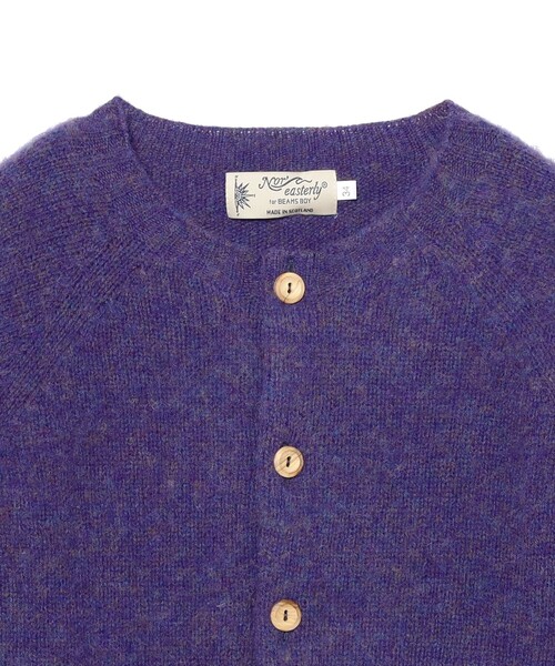 BEAMS BOY別注Nor’Easterlyシェットランドシャギーカーディガン BEAMS BOY（ビームス ボーイ）【別注】Nor'Easterly / シェットランド