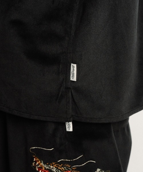 Subciety(サブサエティ)の「Souvenir velour shirt(シャツ/ブラウス・メンズ・ブラック/オリーブ/ネイビー・SMALL/MEDIUM/LARGE/X-LARGE)」の10枚目の写真