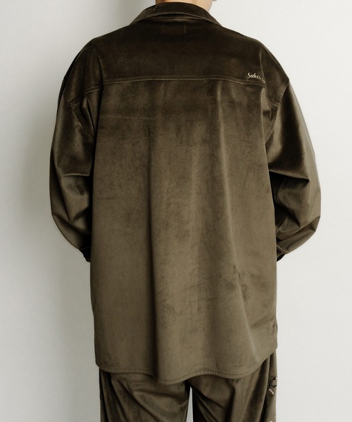 Subciety(サブサエティ)の「Souvenir velour shirt(シャツ/ブラウス・メンズ・ブラック/オリーブ/ネイビー・SMALL/MEDIUM/LARGE/X-LARGE)」の16枚目の写真