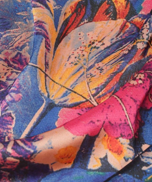 mysty woman(ミスティウーマン)の「アソートフラワースカーフ 601290(その他ヘアアクセサリー・レディース・オレンジ/イエロー・FREE)」の13枚目の写真