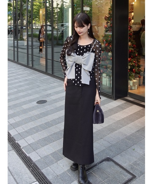 SORIN Big Ribbon Bustier ビスチェ 38