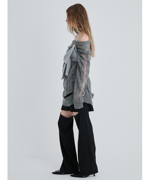 SORIN Big Ribbon Bustier/ビッグリボンビスチェ グレー SORIN（ソリン ）の「【WEB限定カラー】Big Ribbon Bustier