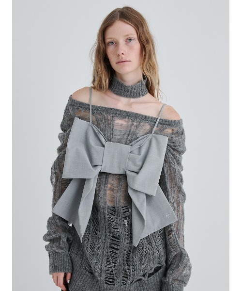 SORIN ビスチェ Ribbon Denim Bustier/リボンデニムビスチェ（ベスト）｜SORIN