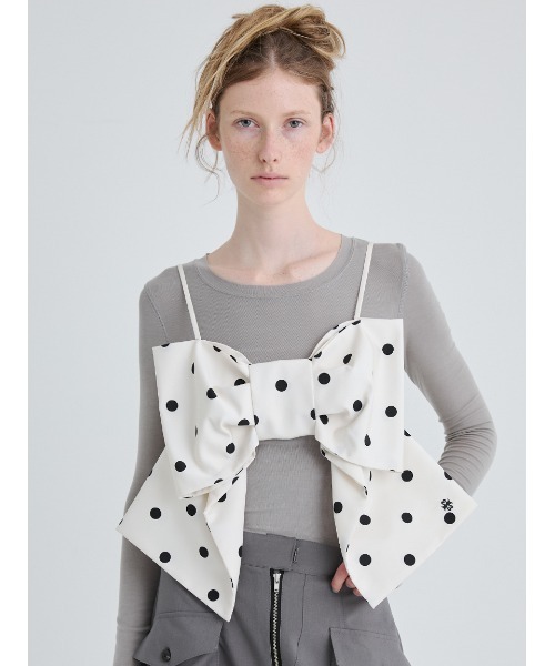 WEB限定カラー】Big Ribbon Bustier/ビッグリボンビスチェ