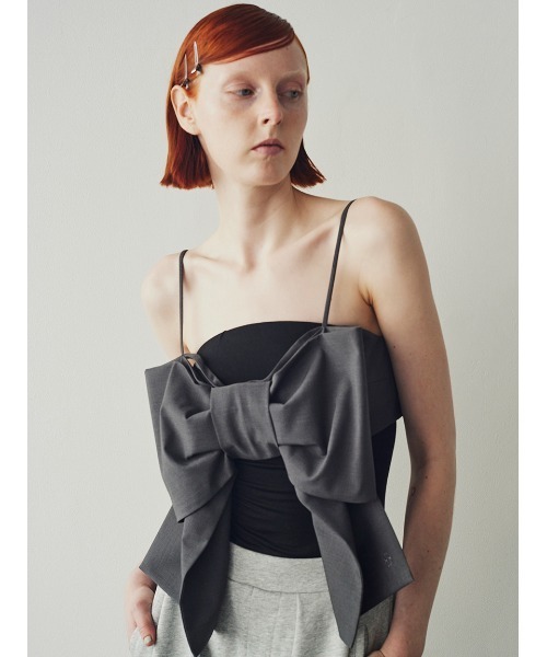 SORIN ダークグレー リボンビスチェ WEB限定カラー】Big Ribbon Bustier/ビッグリボンビスチェ（その他
