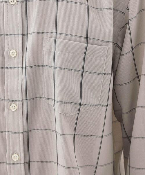 THE SHOP TK (ザ ショップ ティーケー )の「ドレスクールシャツ 【イージーケア/通気性/速乾】(ビジネスシャツ・メンズ・ライトグレー系1/モスグリーン系1・02/03/04)」の10枚目の写真