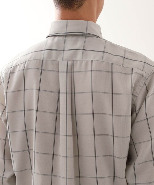 THE SHOP TK (ザ ショップ ティーケー )の「ドレスクールシャツ 【イージーケア/通気性/速乾】(ビジネスシャツ・メンズ・ライトグレー系1/モスグリーン系1・02/03/04)」の15枚目の写真