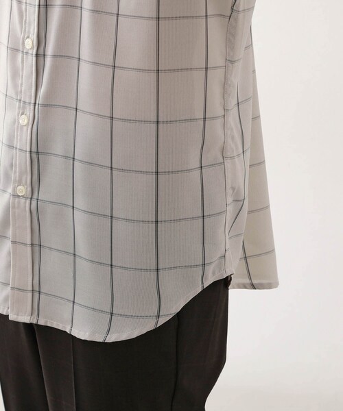 THE SHOP TK (ザ ショップ ティーケー )の「ドレスクールシャツ 【イージーケア/通気性/速乾】(ビジネスシャツ・メンズ・ライトグレー系1/モスグリーン系1・02/03/04)」の18枚目の写真