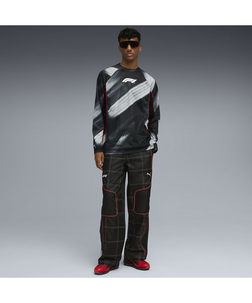 PUMA(プーマ)の「PUMA プーマ メンズ モータースポーツ F1 ライフスタイル レーシング 長袖(Tシャツ/カットソー・メンズ・グリーン系その他7/ブラック・X-LARGE/X-SMALL/MEDIUM/SMALL/LARGE)」の4枚目の写真