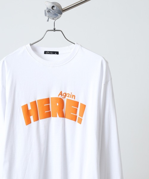 FUNALIVE(ファンアライブ)の「発砲プリント オーバーロンT unisex(Tシャツ/カットソー・メンズ・ブラック系2/ブラック系1/ホワイト系1/オートミール/チャコール/杢グレー/ベージュ/オフホワイト/チャコールグレー/ブラック・L/M/XL)」の4枚目の写真