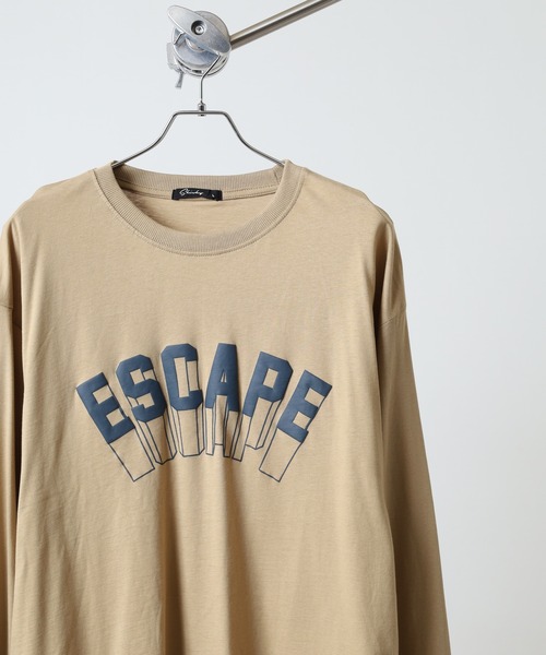 FUNALIVE(ファンアライブ)の「発砲プリント オーバーロンT unisex(Tシャツ/カットソー・メンズ・ブラック系2/ブラック系1/ホワイト系1/オートミール/チャコール/杢グレー/ベージュ/オフホワイト/チャコールグレー/ブラック・L/M/XL)」の9枚目の写真