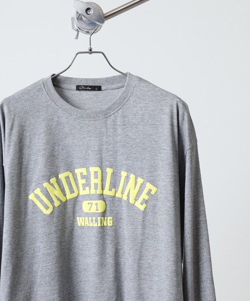 FUNALIVE(ファンアライブ)の「発砲プリント オーバーロンT unisex(Tシャツ/カットソー・メンズ・ブラック系2/ブラック系1/ホワイト系1/オートミール/チャコール/杢グレー/ベージュ/オフホワイト/チャコールグレー/ブラック・L/M/XL)」の7枚目の写真