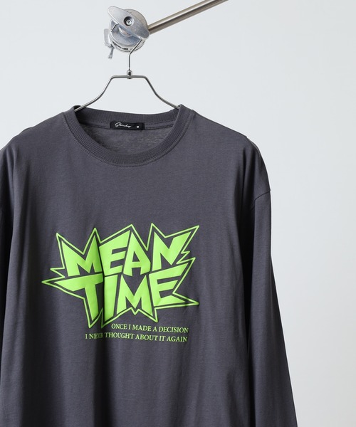 FUNALIVE(ファンアライブ)の「発砲プリント オーバーロンT unisex(Tシャツ/カットソー・メンズ・ブラック系2/ブラック系1/ホワイト系1/オートミール/チャコール/杢グレー/ベージュ/オフホワイト/チャコールグレー/ブラック・L/M/XL)」の8枚目の写真