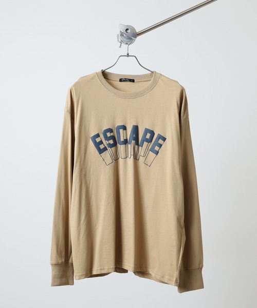 FUNALIVE(ファンアライブ)の「発砲プリント オーバーロンT unisex(Tシャツ/カットソー・メンズ・ブラック系2/ブラック系1/ホワイト系1/オートミール/チャコール/杢グレー/ベージュ/オフホワイト/チャコールグレー/ブラック・L/M/XL)」の20枚目の写真