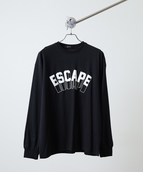 FUNALIVE(ファンアライブ)の「発砲プリント オーバーロンT unisex(Tシャツ/カットソー・メンズ・ブラック系2/ブラック系1/ホワイト系1/オートミール/チャコール/杢グレー/ベージュ/オフホワイト/チャコールグレー/ブラック・L/M/XL)」の21枚目の写真