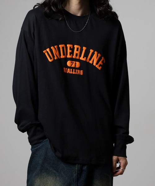 FUNALIVE(ファンアライブ)の「発砲プリント オーバーロンT unisex(Tシャツ/カットソー・メンズ・ブラック系2/ブラック系1/ホワイト系1/オートミール/チャコール/杢グレー/ベージュ/オフホワイト/チャコールグレー/ブラック・L/M/XL)」の13枚目の写真