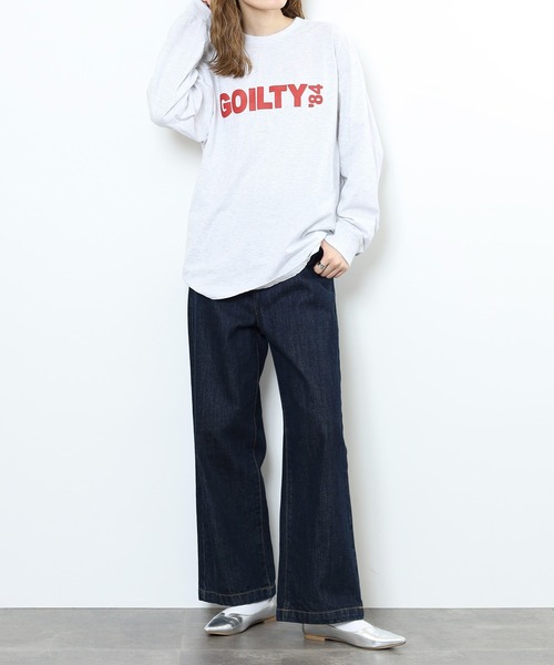 FUNALIVE(ファンアライブ)の「発砲プリント オーバーロンT unisex(Tシャツ/カットソー・メンズ・ブラック系2/ブラック系1/ホワイト系1/オートミール/チャコール/杢グレー/ベージュ/オフホワイト/チャコールグレー/ブラック・L/M/XL)」の15枚目の写真