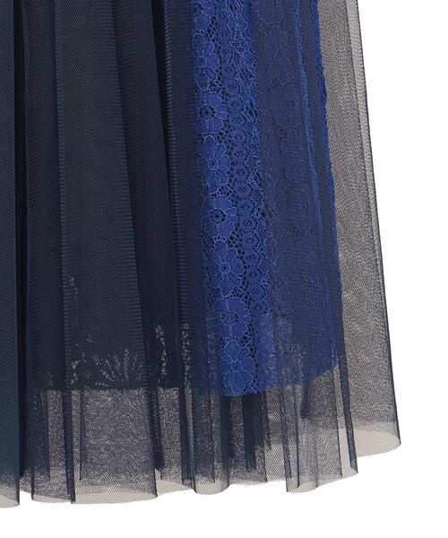 Editt by YECCA VECCA（エディットバイイェッカヴェッカ）の「【archive】レースブロッキングチュールスカート（スカート・レディース・マルチ/ネイビー・FREE）」の9枚目の写真