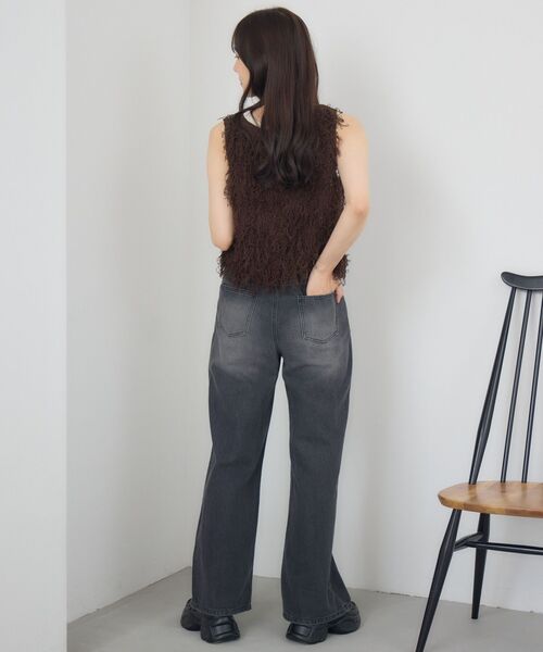 RETRO GIRL(レトロガール)の「ループNTベスト(ニット/セーター・レディース・ブラウン/ナチュラル/ブラック・FREE)」の20枚目の写真