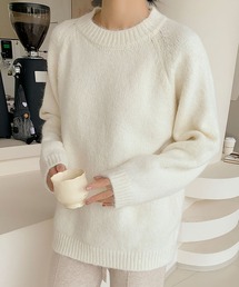 カラーニット プルオーバー