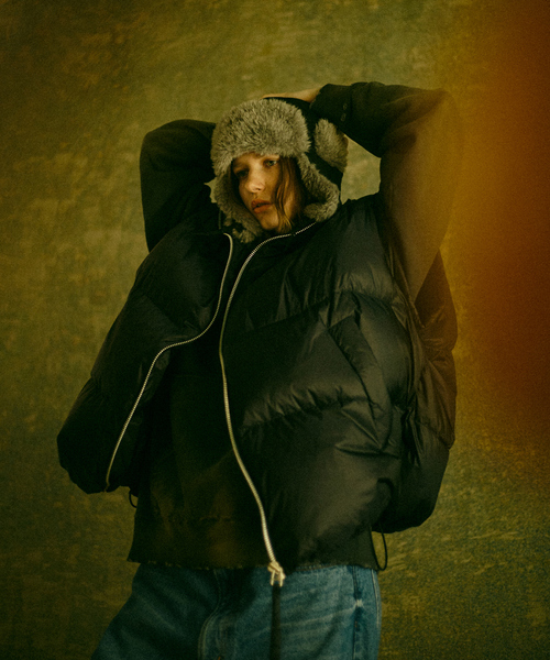 【upper hights】ChurBIGシルエットダウンベスト撥水高密度サテン upper hights / アッパーハイツ】Chur BIGシルエット ダウンベスト